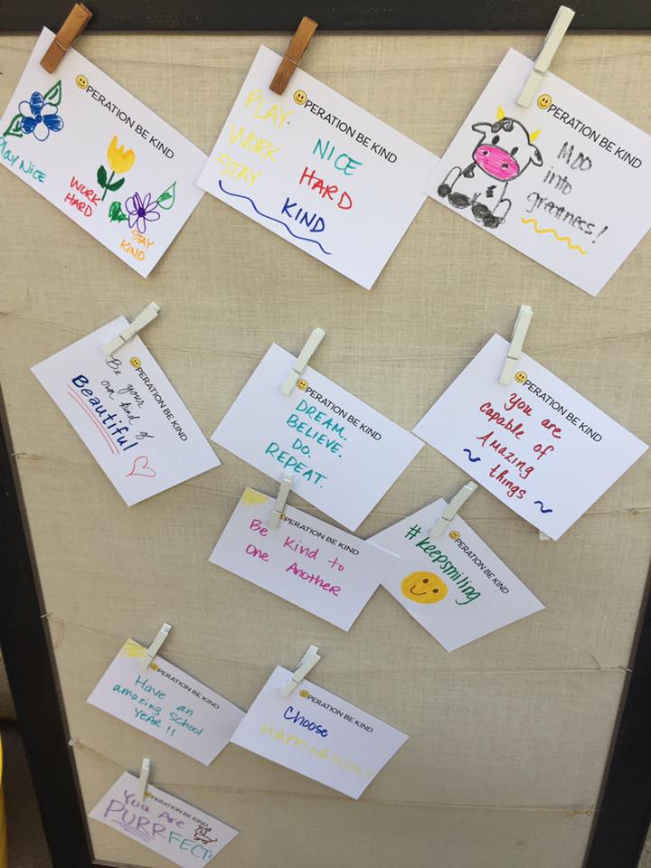 sample of notes for the kids back to school mission